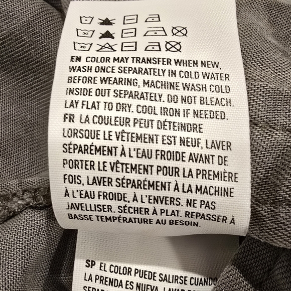 AMERICAN EAGLE Women's Oversized Button-Down Embroidered Back Olive Shirt Size S - Picture 11 of 13